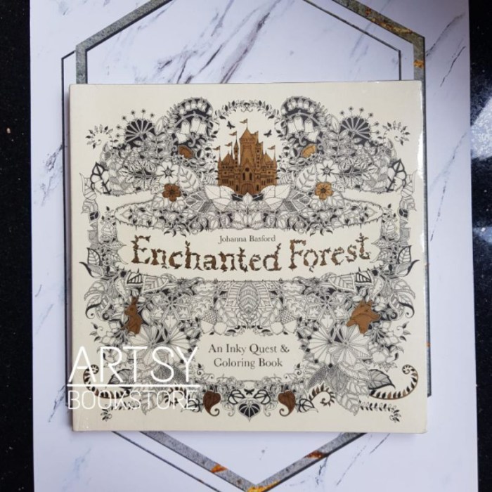 Johanna basford enchanted forest coloring book