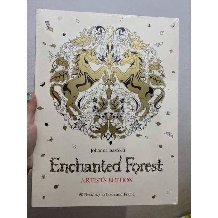 Johanna basford enchanted forest coloring book