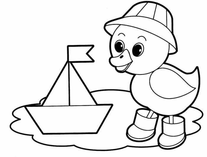 Easy animals coloring pages