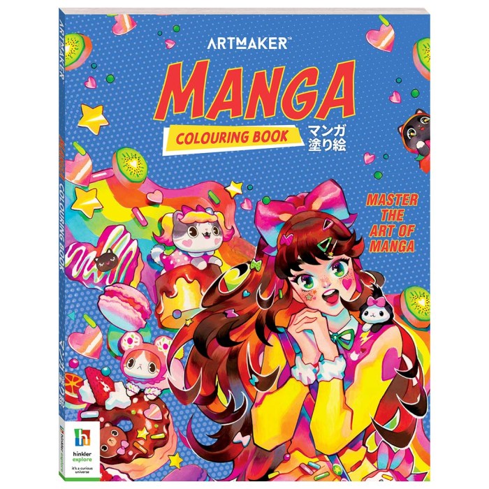 Anime coloring book at barnes and noble