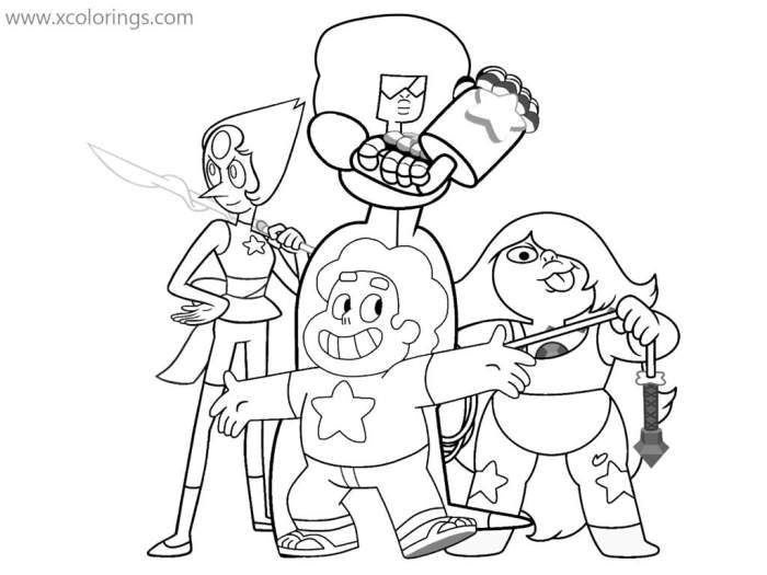 Animated peridot coloring pages