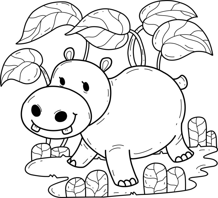 Animal coloring book pics