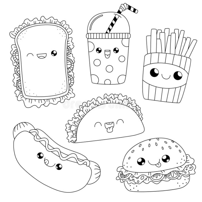 Cute coloring book pages