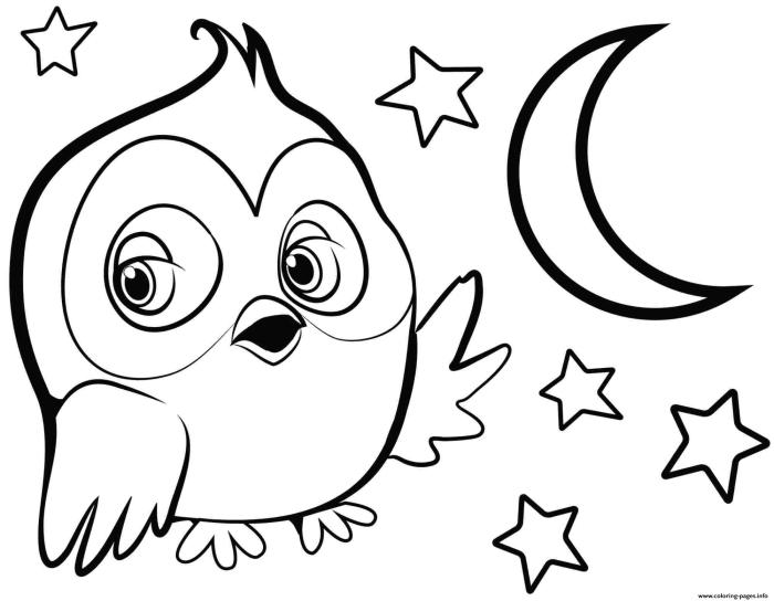 Easy animals coloring pages