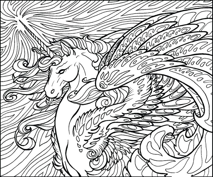 Advanced animal coloring pages