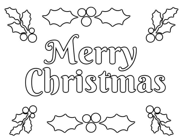 Printable christmas coloring book