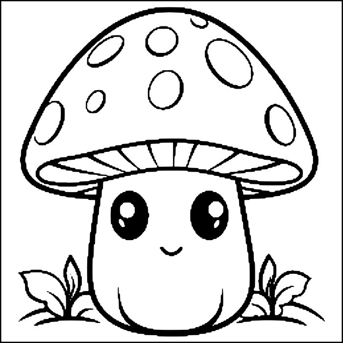 Easy coloring book pages