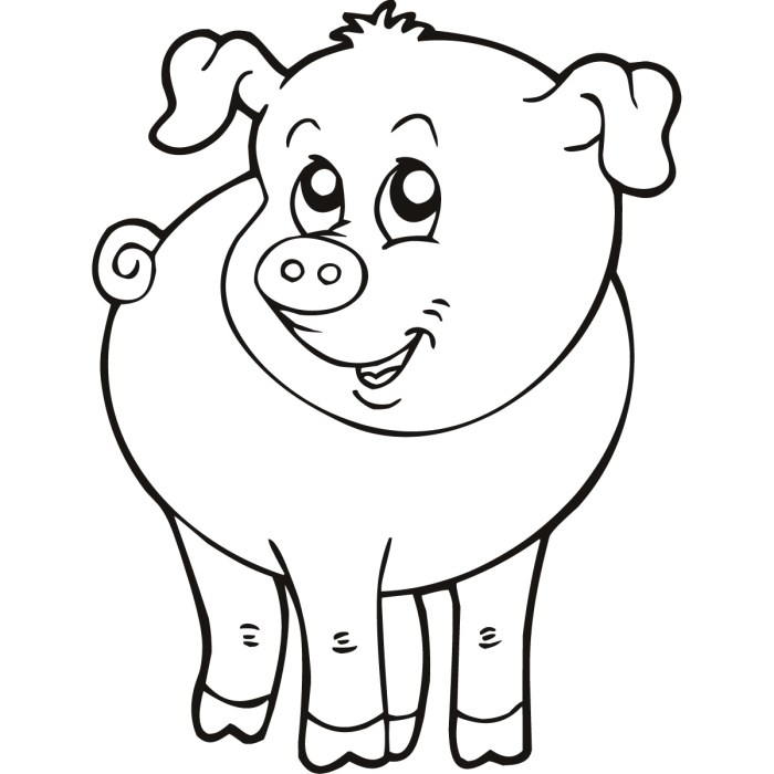 Farm animals pictures coloring