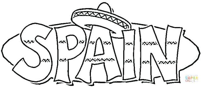 Spanish coloring book pages