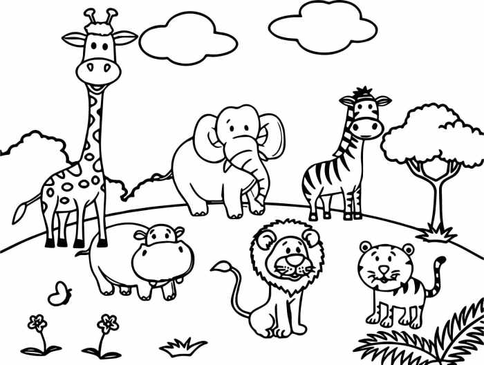 Printables coloring pages animals