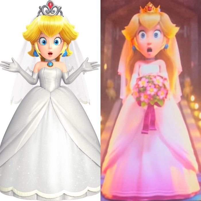 Princess peach wedding dress deviantart bride mades