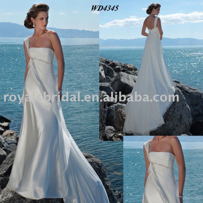 Halter beach wedding dresses