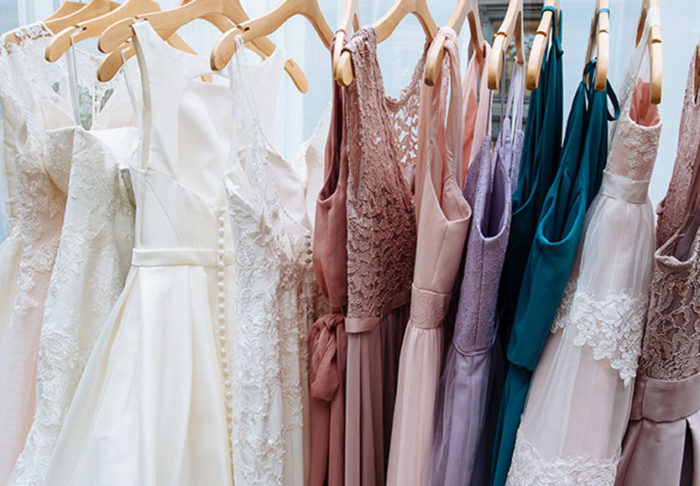 Fabric types for wedding dresses