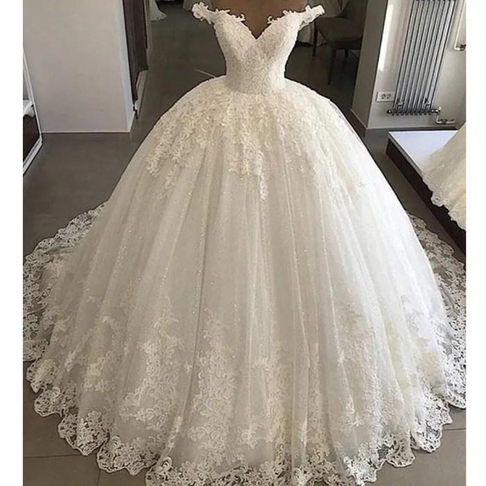 Short puffy wedding dresses