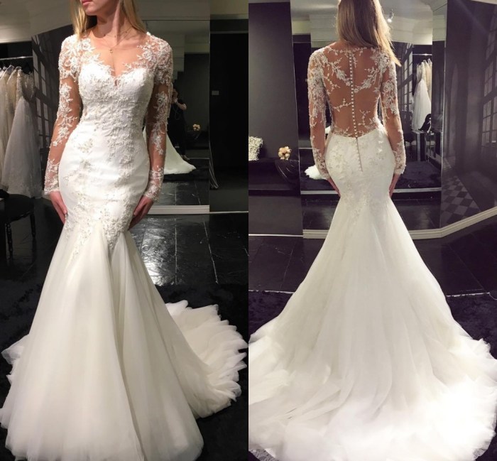 Elegant mermaid wedding dresses