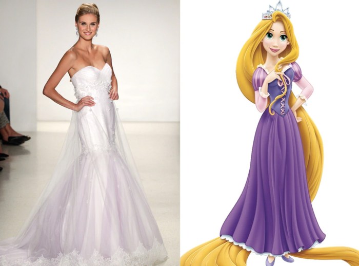 Wedding dresses princess disney